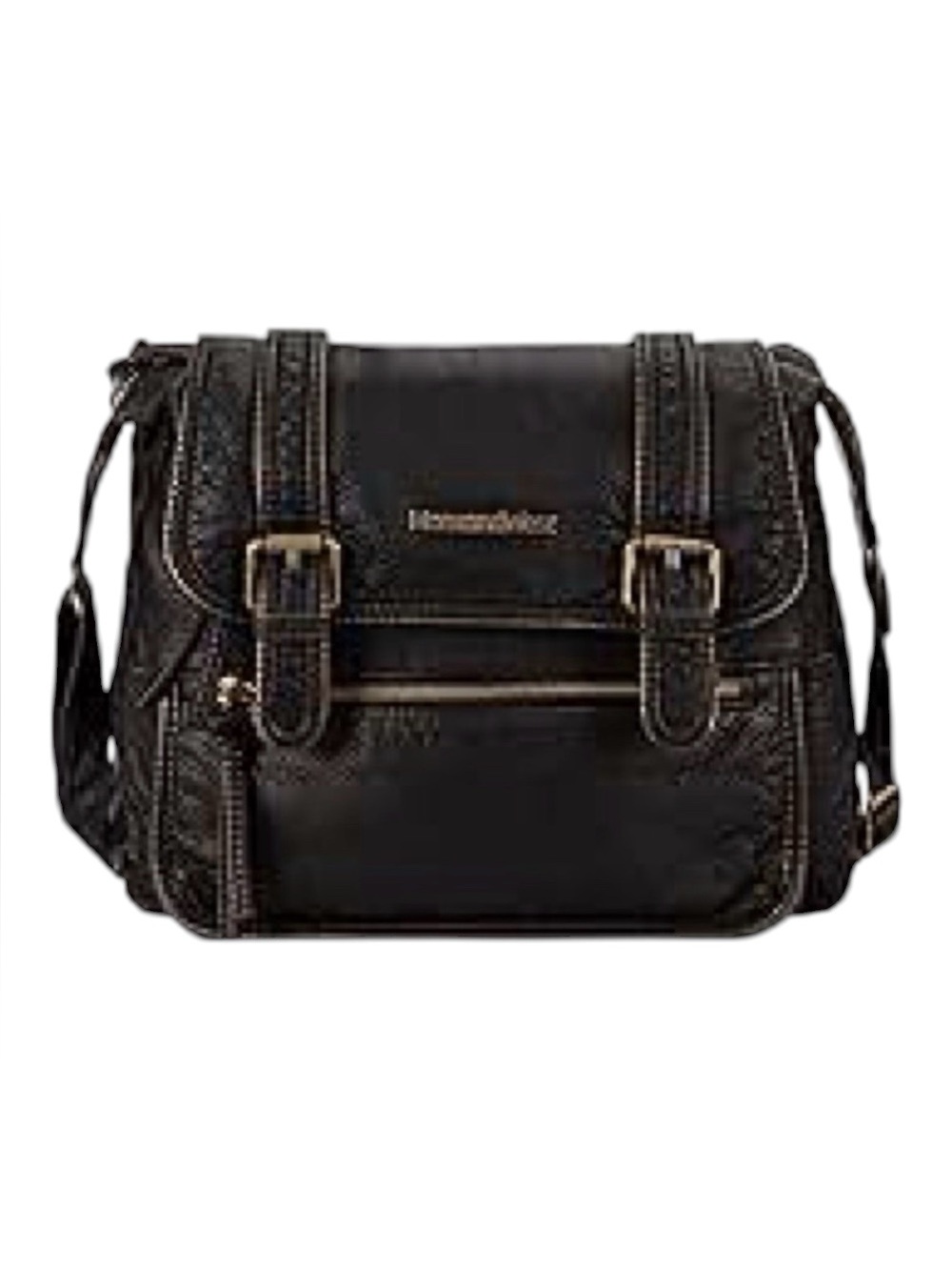 Montana West Women's Black Adjustable Strap Crossbody Messenger Bag
